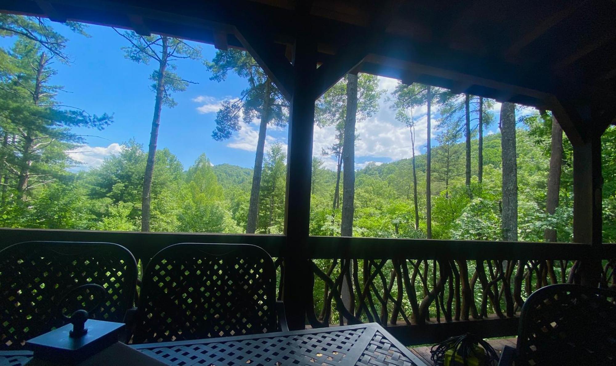 Villa The Cozy Lazy Laurel With Year-Round Mountain Views, Hot Tub, Fire Pit Cherry Log Exterior foto